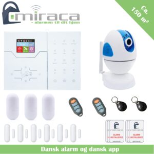 Miraca ST-6 alarmpakke med indendørs Wi-Fi-kamera