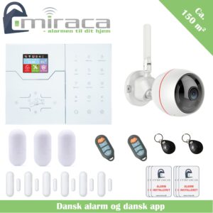 Miraca ST-6 alarmpakke med udendørs Wi-Fi-kamera